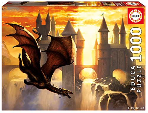 educa-17312-sunset-dragon-puzzle-1000-teile-drache-68x48-cm image 4