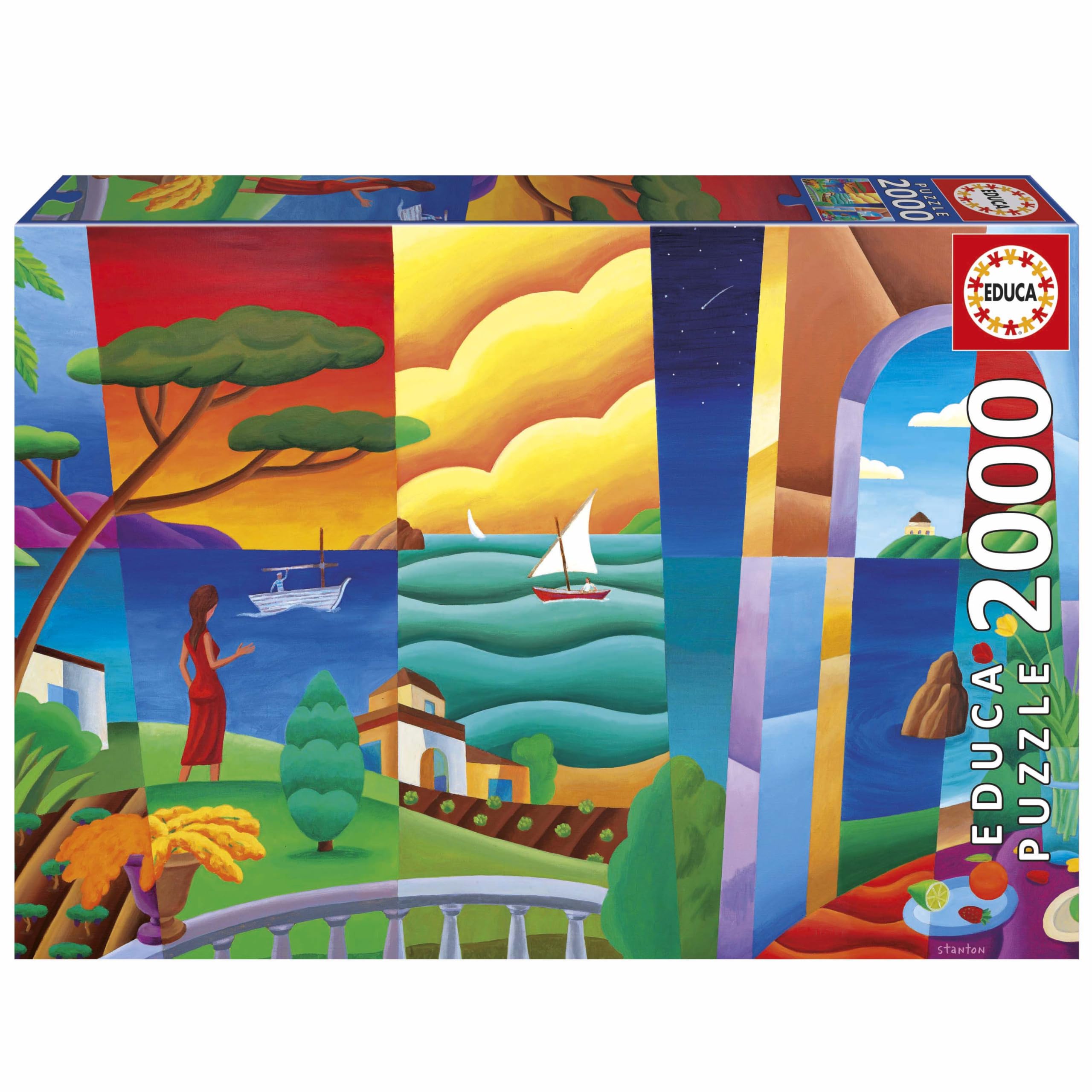 educa-penelope-waits-20268-puzzle-2000-teile-96x68-cm-ab-14j image 1