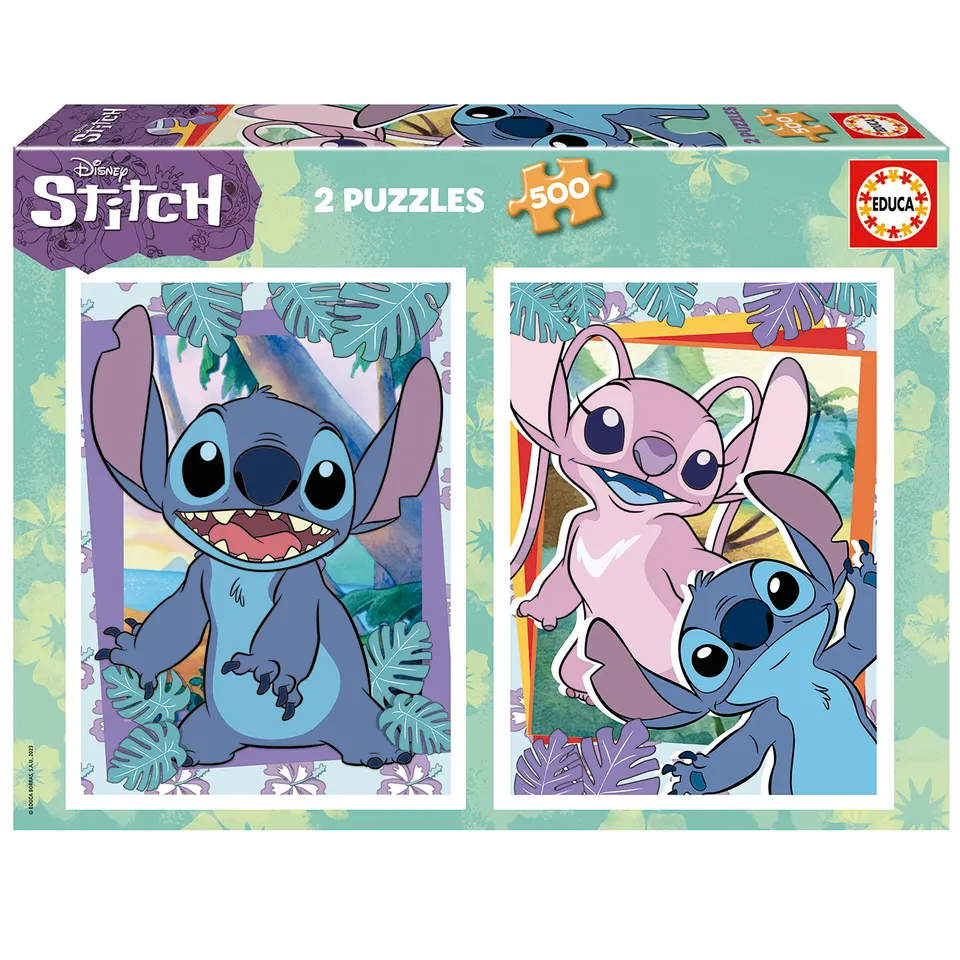 educa-disney-stitch-puzzle-2x500-teile-ab-11-jahre-19732 image 1