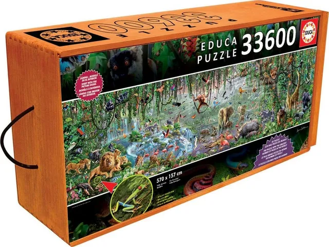 educa-wildlife-16066-puzzle-33600-teile-dschungel-ab-14-jahren image 1