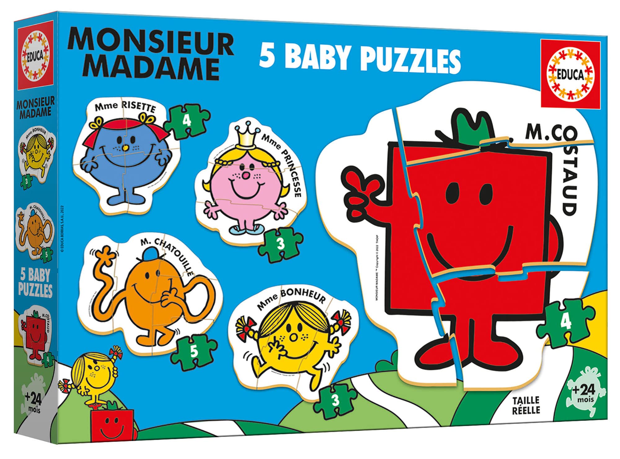 educa-monsieur-madame-19400-baby-puzzle-5in1-ab-2-jahren image 3