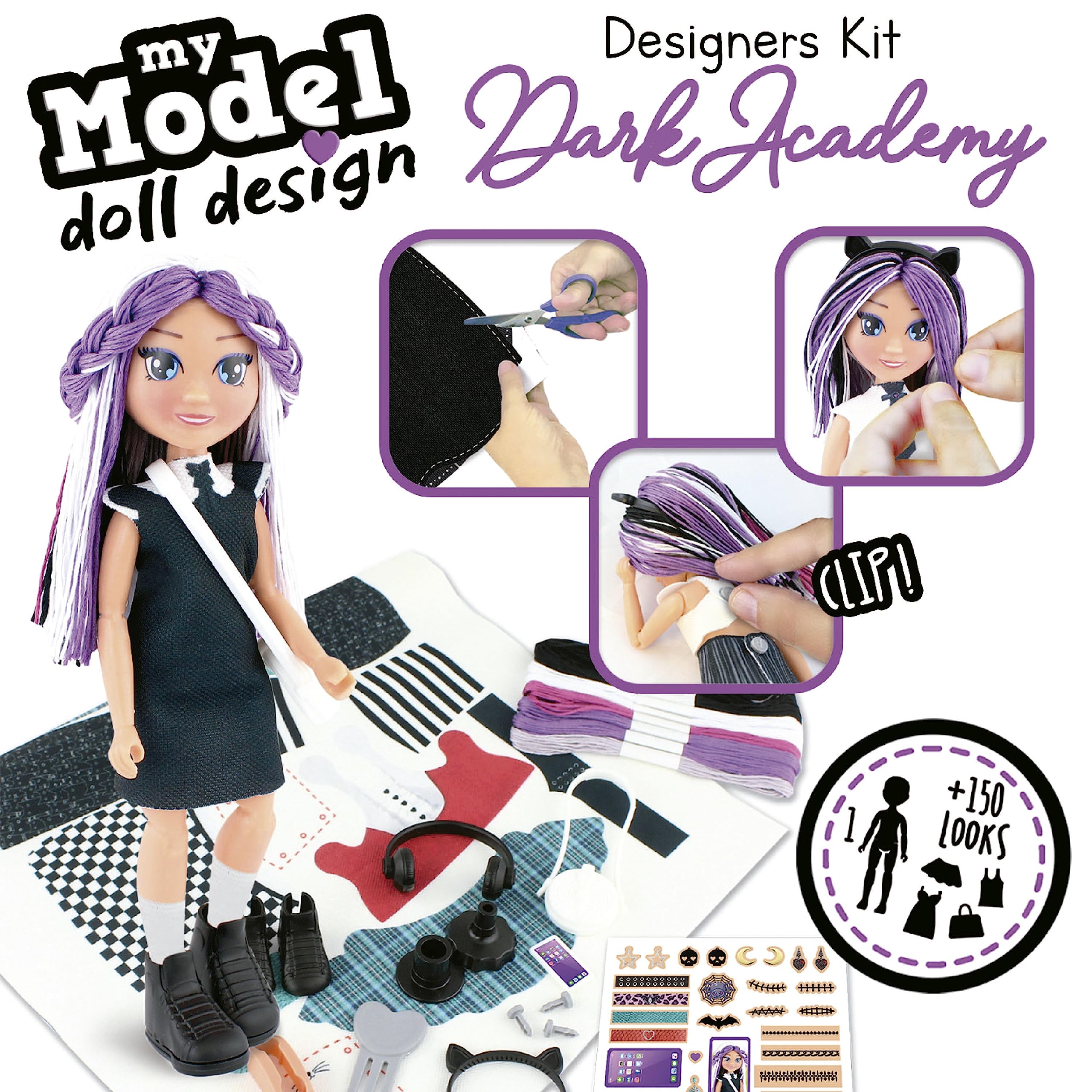 educa-my-model-doll-design-dark-academy-diy-set-ab-6-jahren image 2