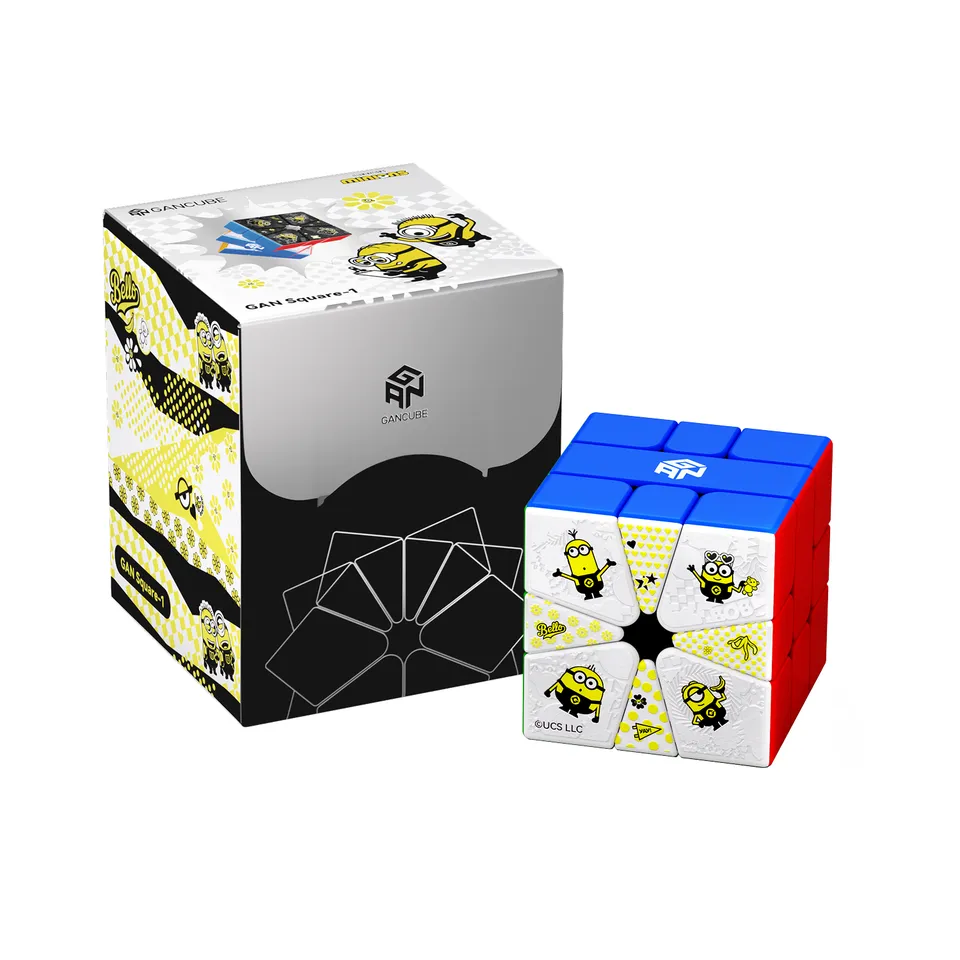 gan-square-1-minions-speedcube-matte-uv-coating-magnetisch image 1