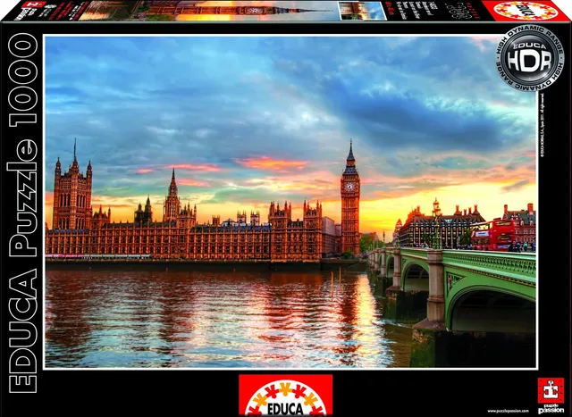 educa-14833-sonnenuntergang-ber-der-themse-puzzle-1000-teile-hdr image 1
