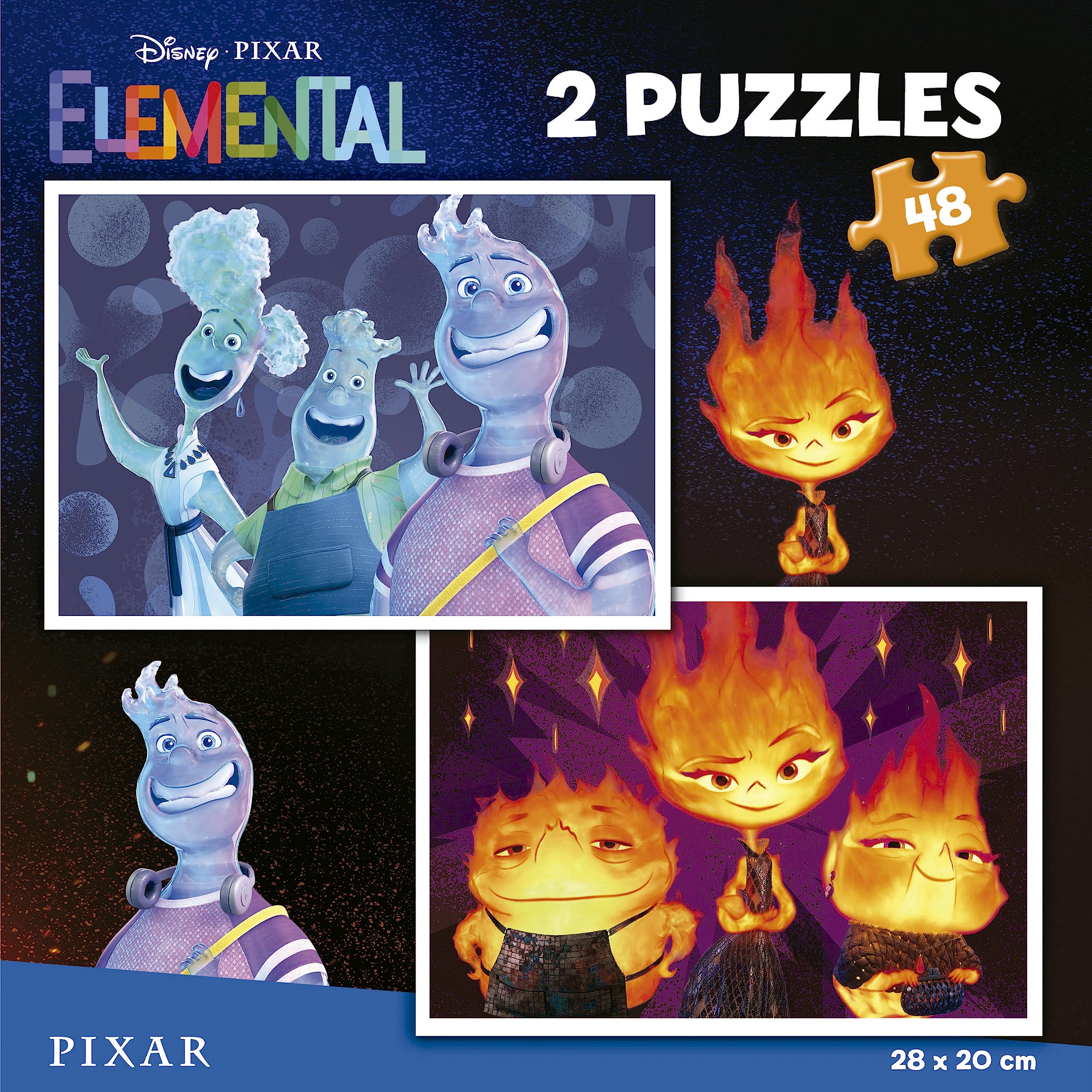 educa-pixar-elemental-puzzleset-2x48-teile-ab-4-jahren image 3