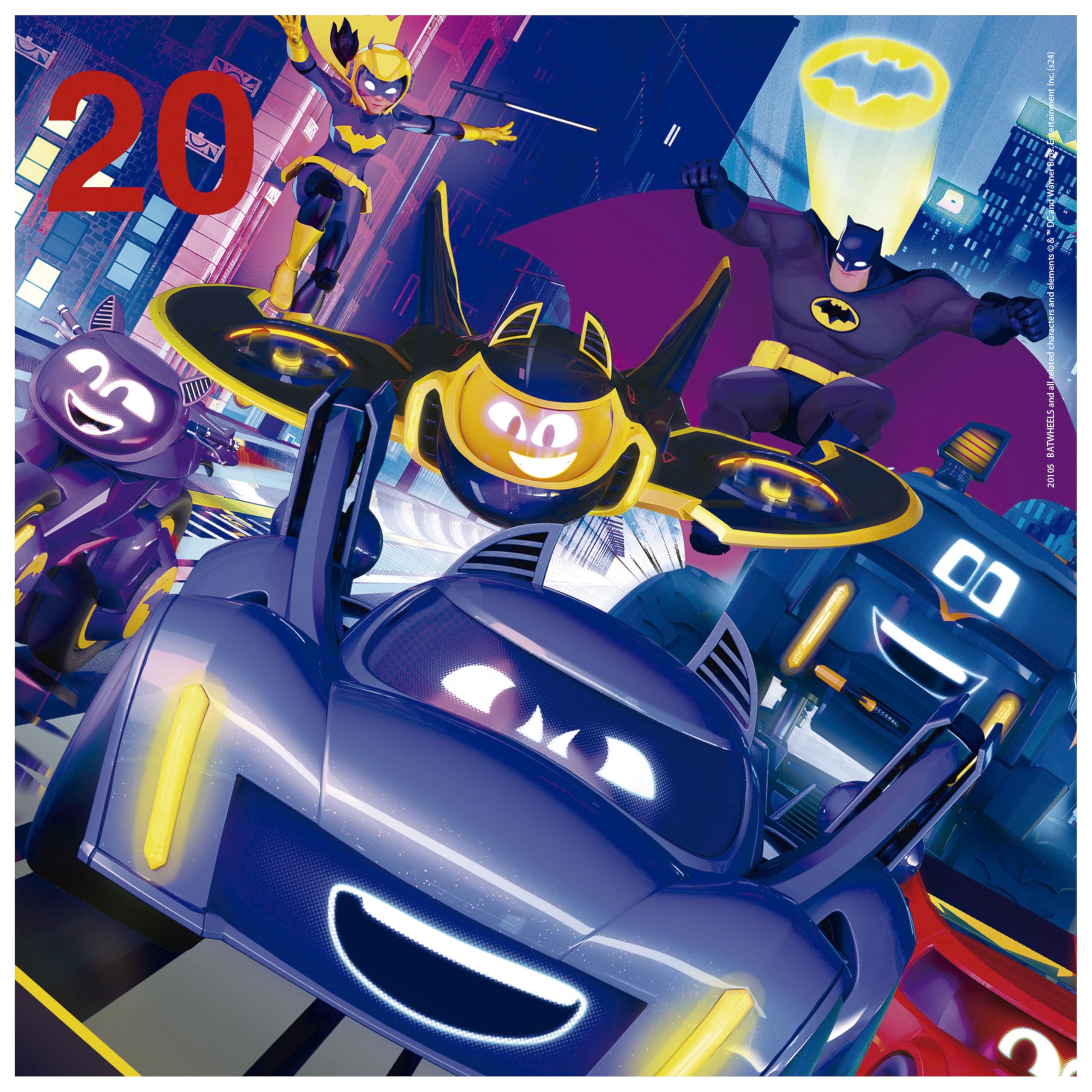 educa-batwheels-4er-kinderpuzzle-12-25-teile-ab-5-jahren image 3