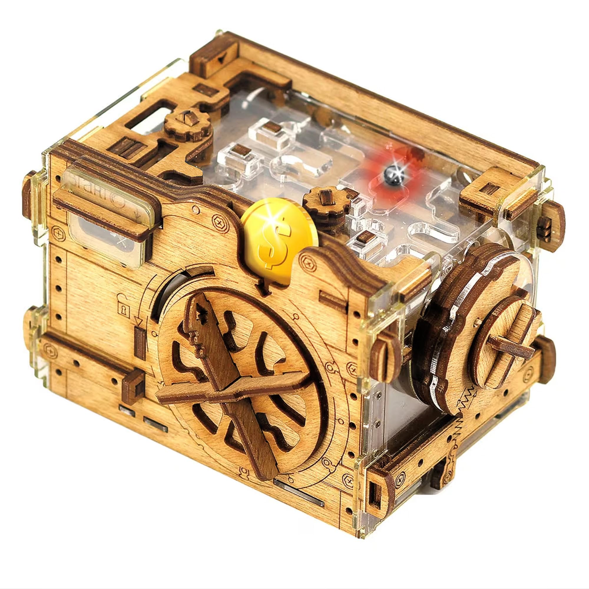 idventure-amazing-safe-r-tselbox-spardose-holz-labyrinth image 1