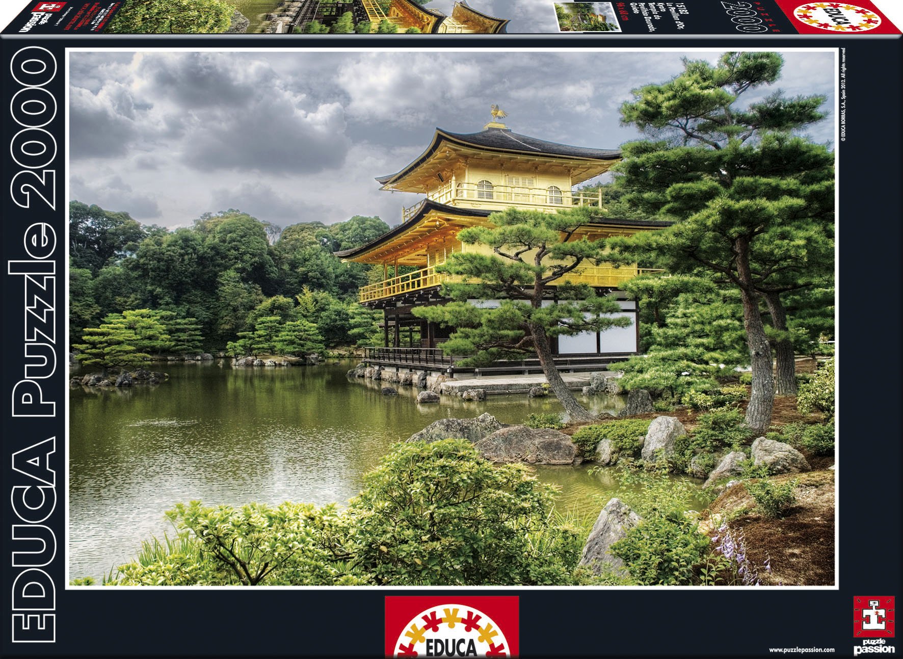 educa-15182-tempel-goldener-pavillon-puzzle-2000-teile-hdr image 1