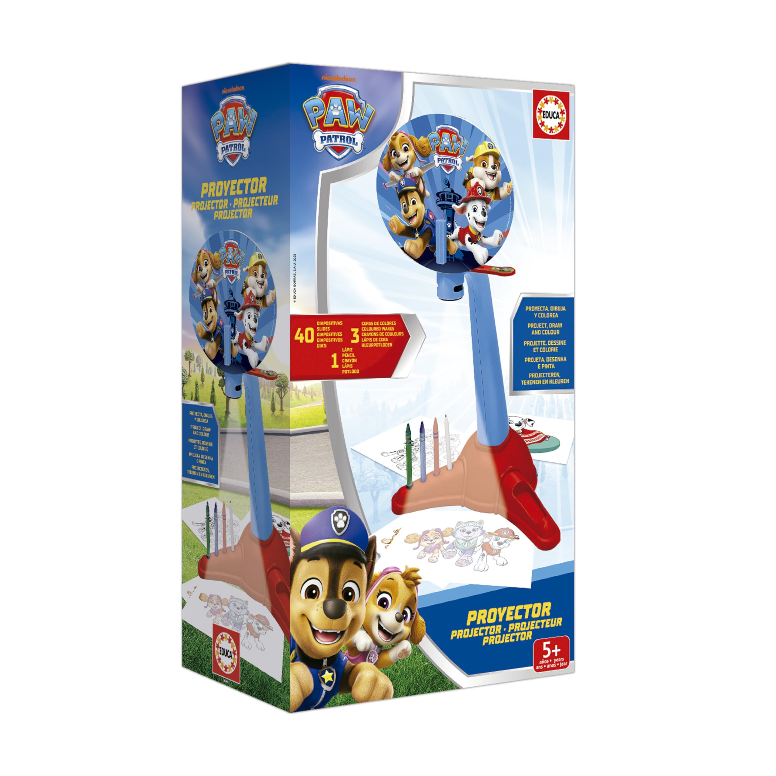 educa-paw-patrol-bildprojektor-malset-40-folien-ab-5-jahren image 3