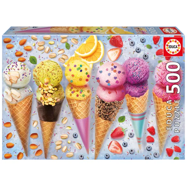 educa-eiscreme-puzzle-500-teile-48x34-cm-ab-11-jahren image 1