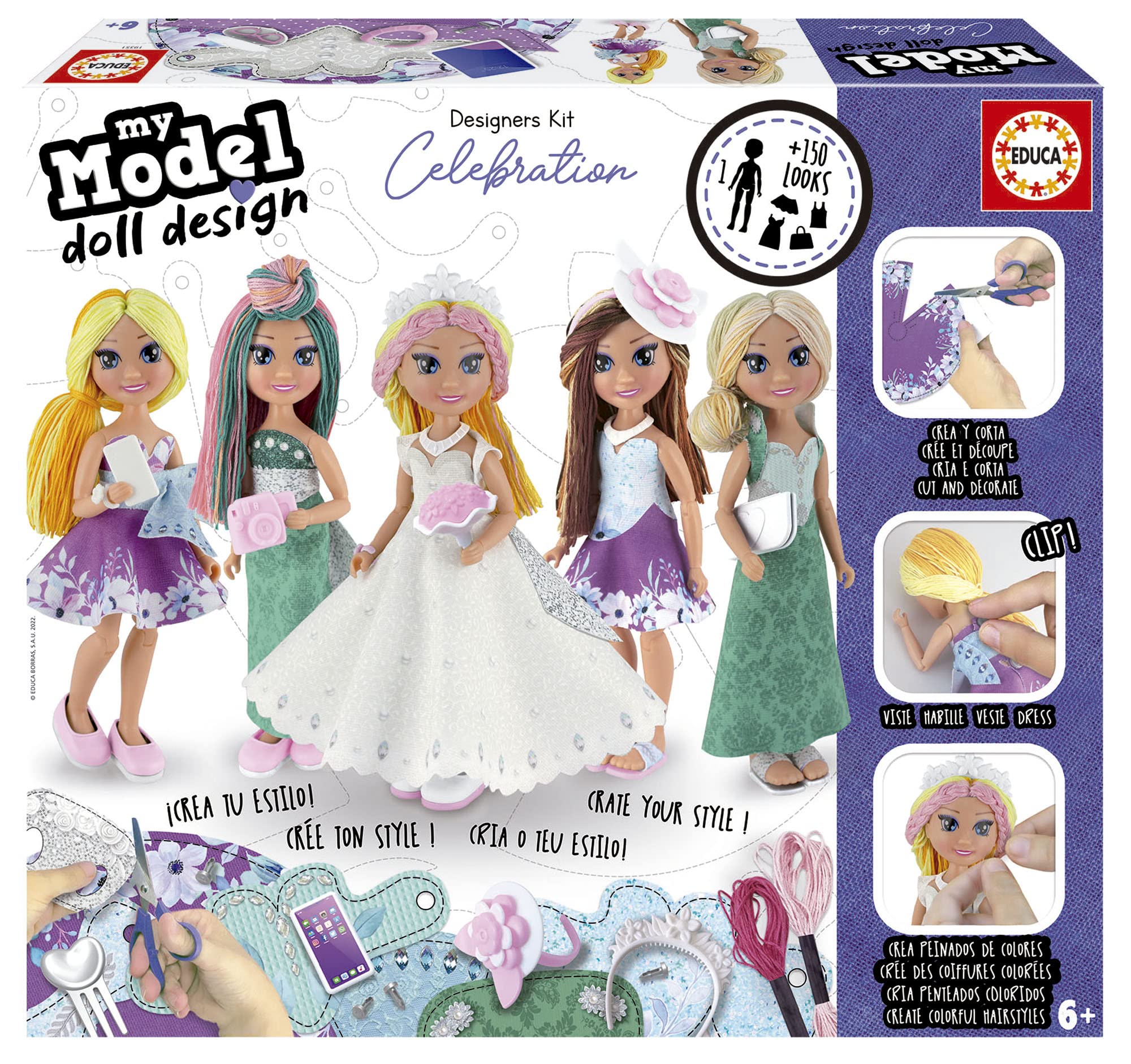 educa-my-model-doll-design-celebration-bastelset-puppe-ab-6 image 1