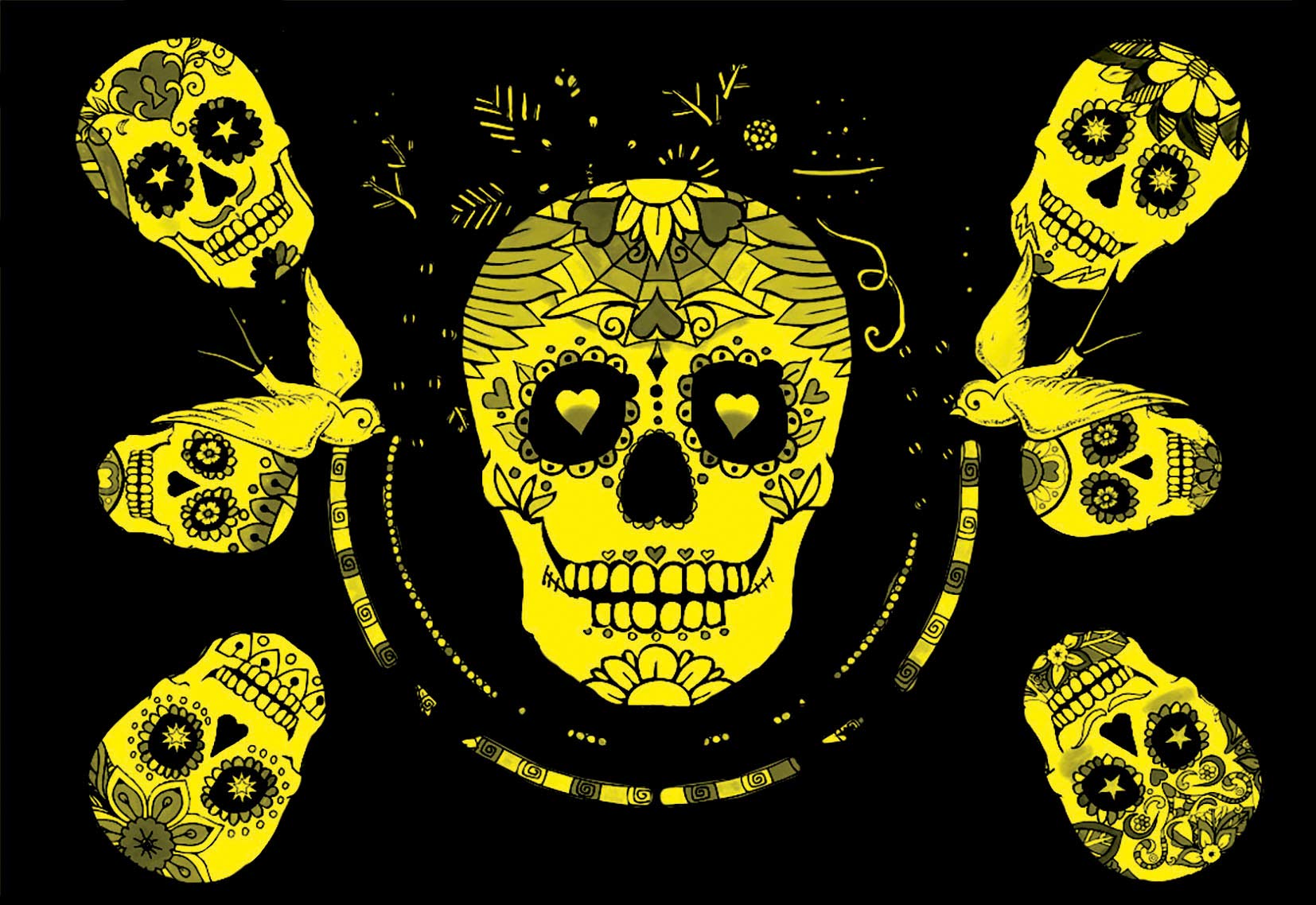 educa-puzzle-1000-teile-totenk-pfe-aus-zucker-sugar-skulls image 3
