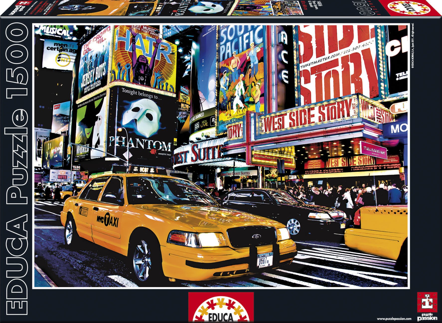 educa-14816-times-square-puzzle-1500-teile-stadtmotiv image 1