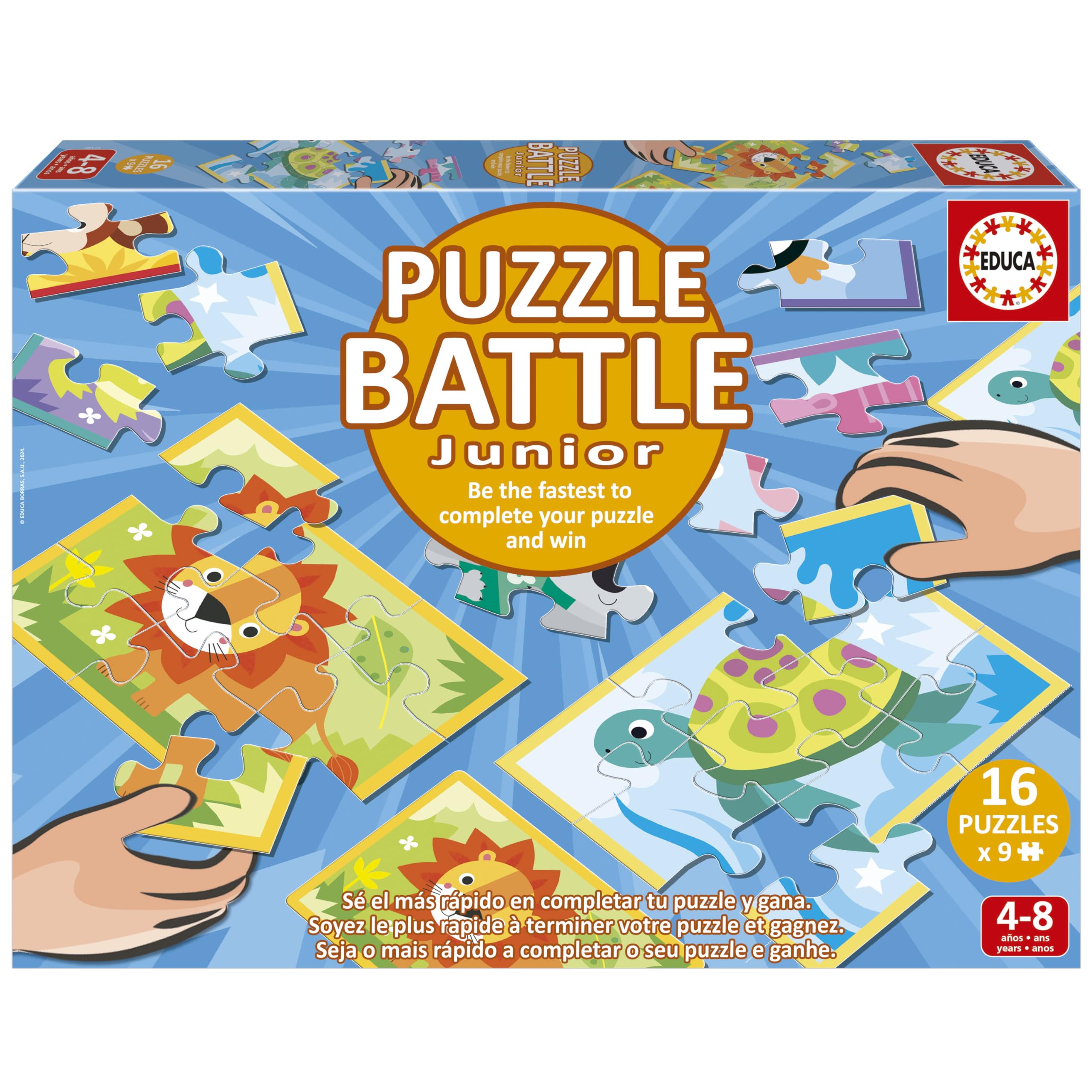 educa-puzzle-battle-miscellaneous-spiel-16x9-teile-ab-4-j image 8