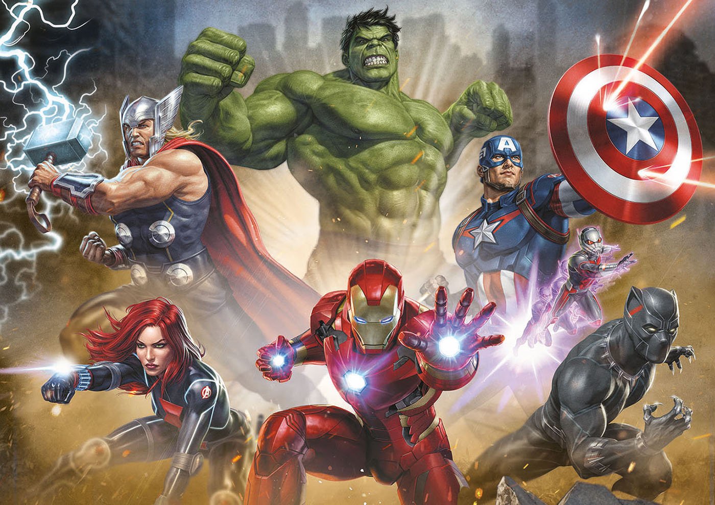 educa-marvel-avengers-puzzle-1000-teile-68x48-mit-kleber image 3