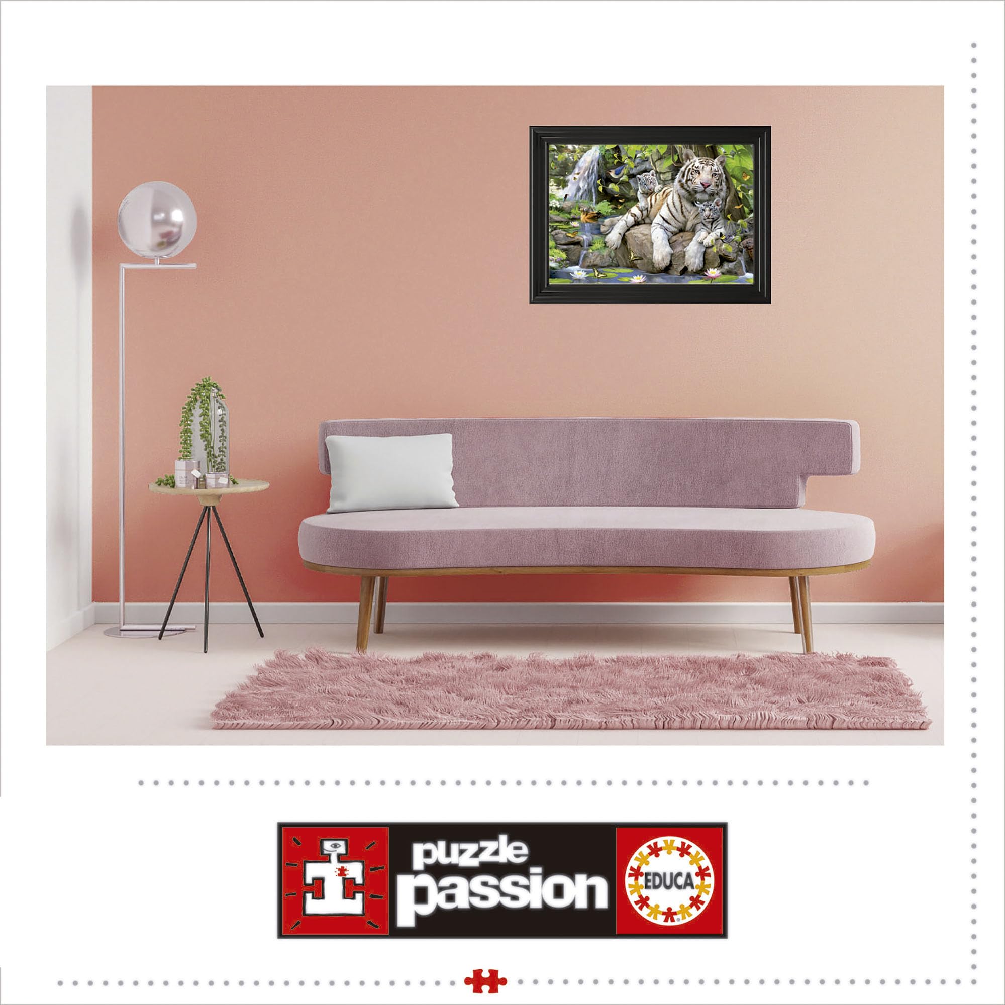 educa-k-nigstiger-14808-puzzle-1000-teile-wei-e-tiger image 4