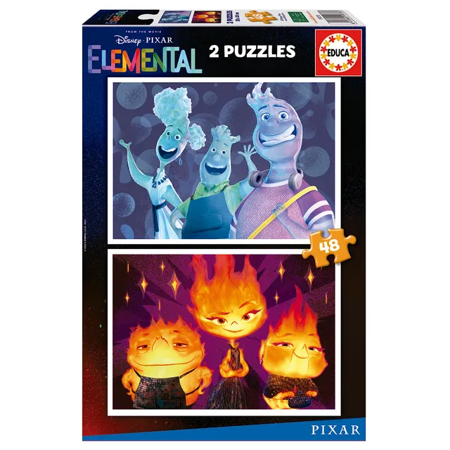educa-pixar-elemental-puzzleset-2x48-teile-ab-4-jahren image 1