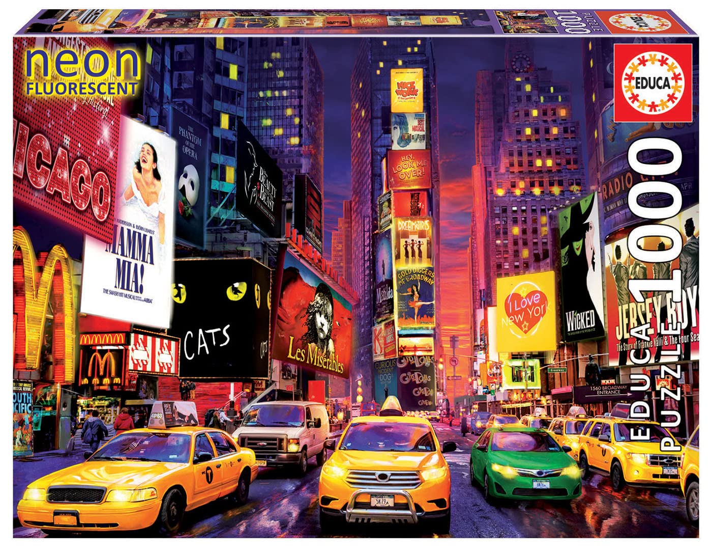 educa-times-square-leuchtpuzzle-1000-teile-new-york image 1