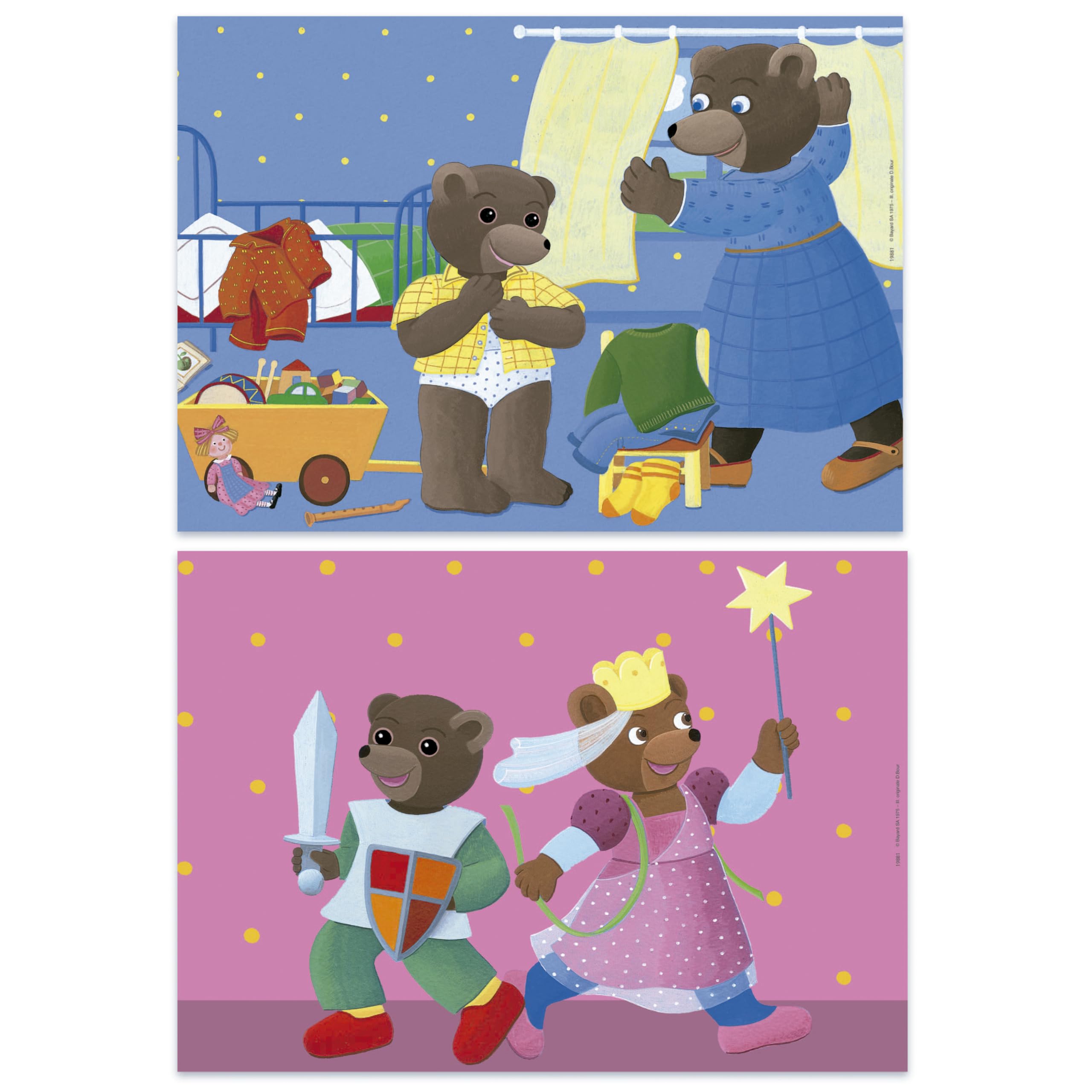 educa-kleiner-braunb-r-kinderpuzzle-2x48-teile-ab-4-jahren image 2