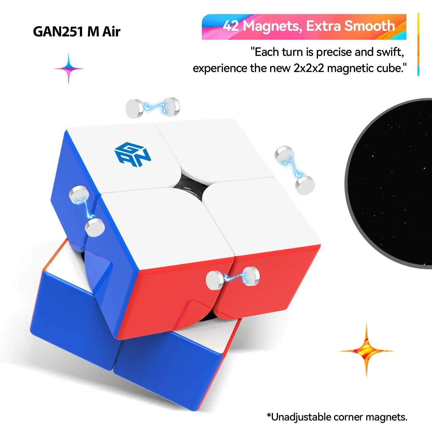 gan-251-m-air-2x2-zauberw-rfel-magnetisch-frosted image 3