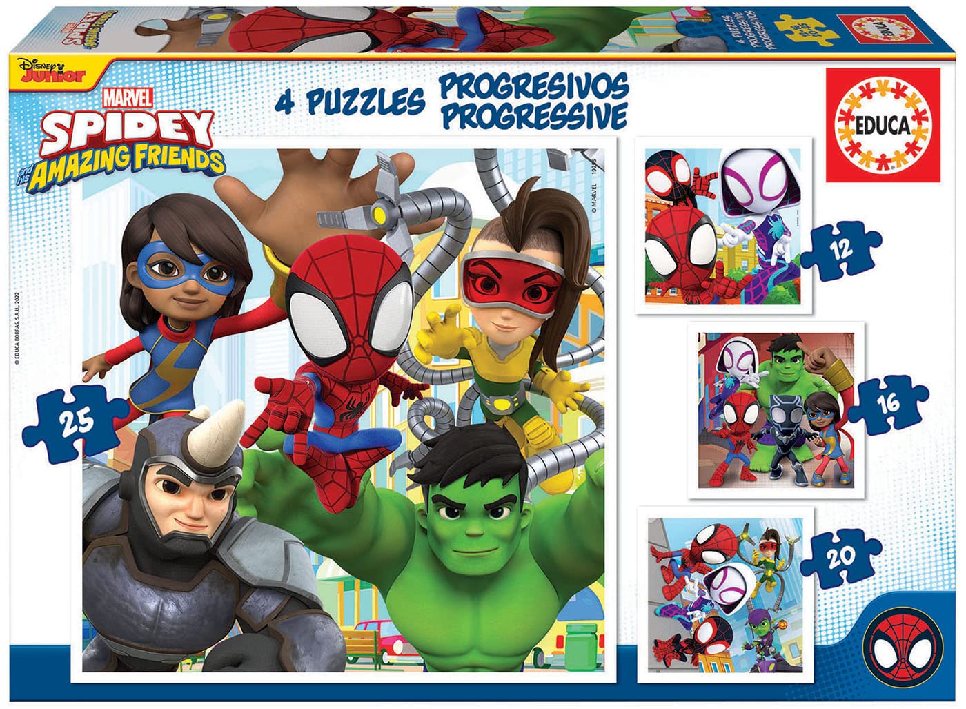 educa-ariel-progressive-20342-kinderpuzzle-4in1-12-25-teile image 7