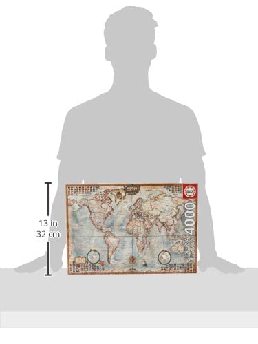 educa-antike-weltkarte-14827-puzzle-4000-teile-136x96-cm image 3