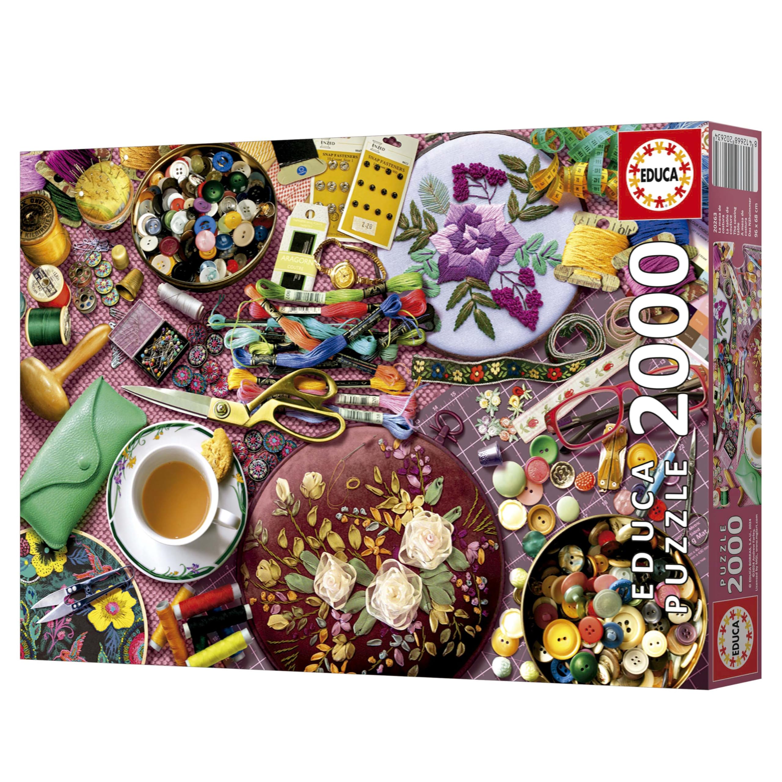 educa-20263-der-n-htisch-puzzle-2000-teile-vintage-n-hen image 5
