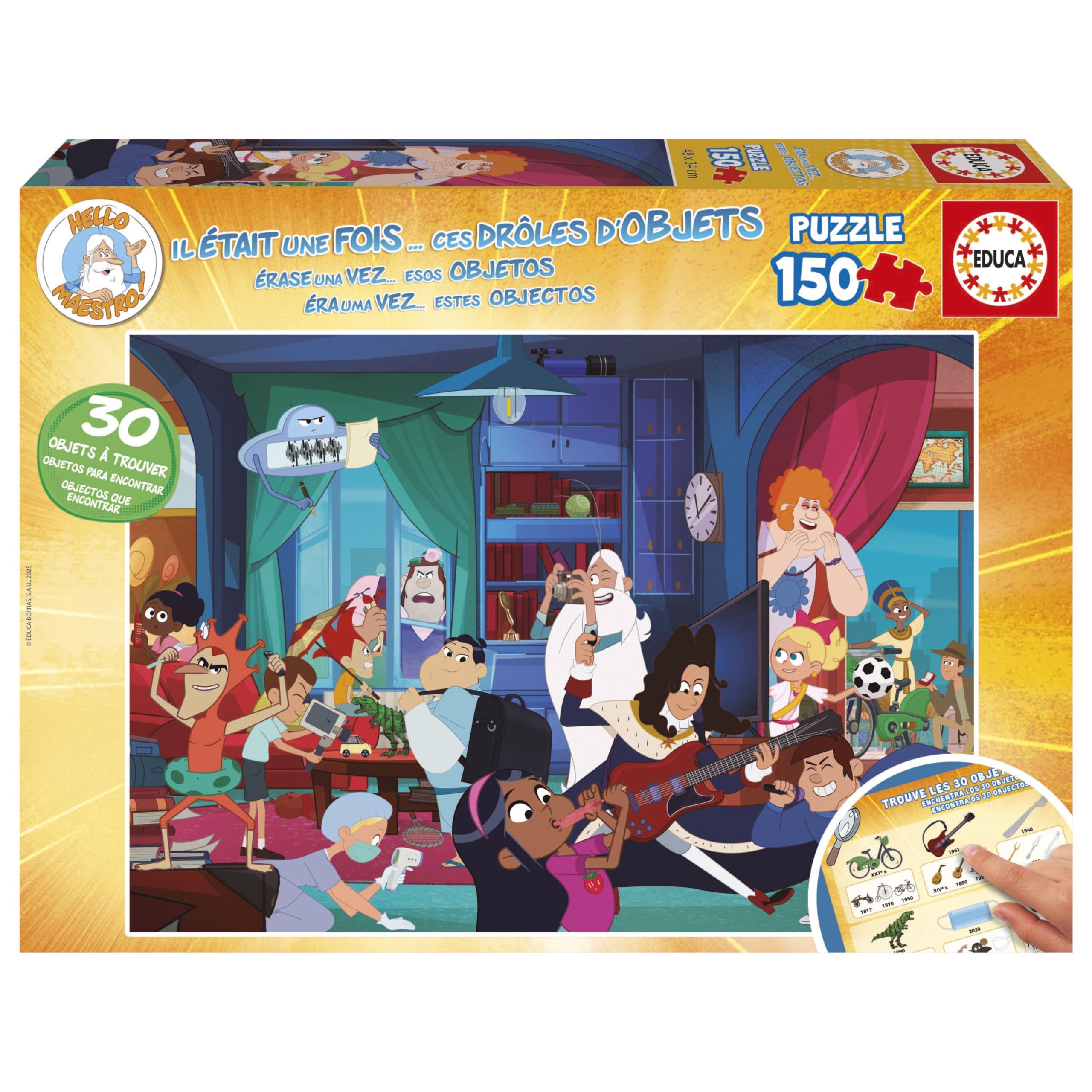educa-20151-es-war-einmal-suchpuzzle-150-teile-ab-6-jahren image 1