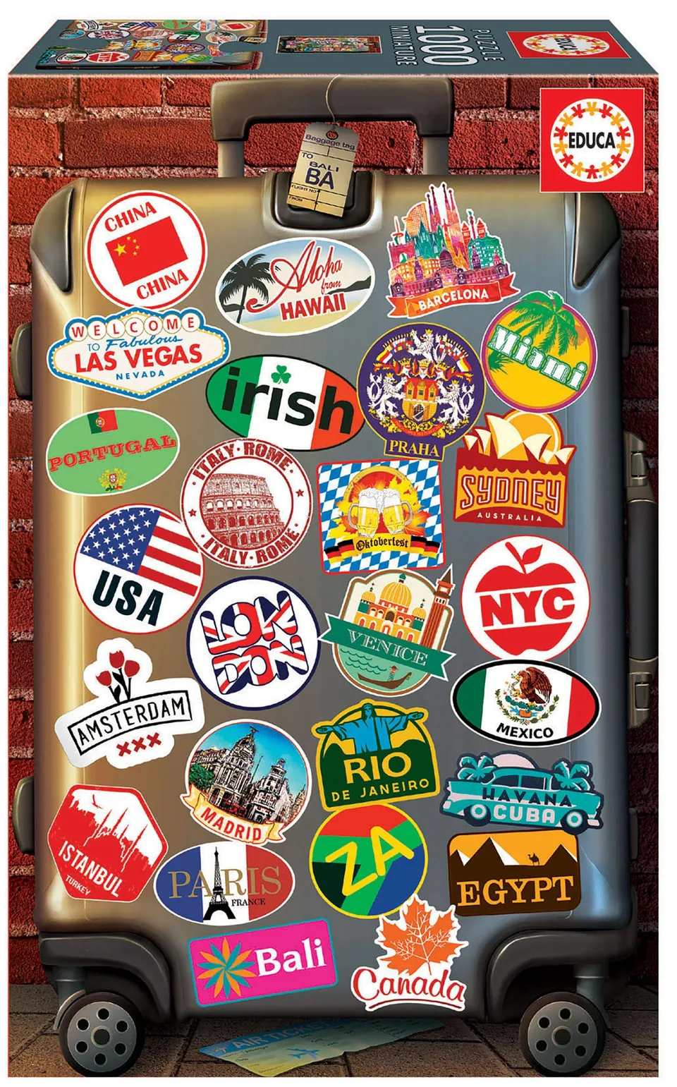 educa-love-to-travel-puzzle-1000-teile-miniatur-68x48 image 1