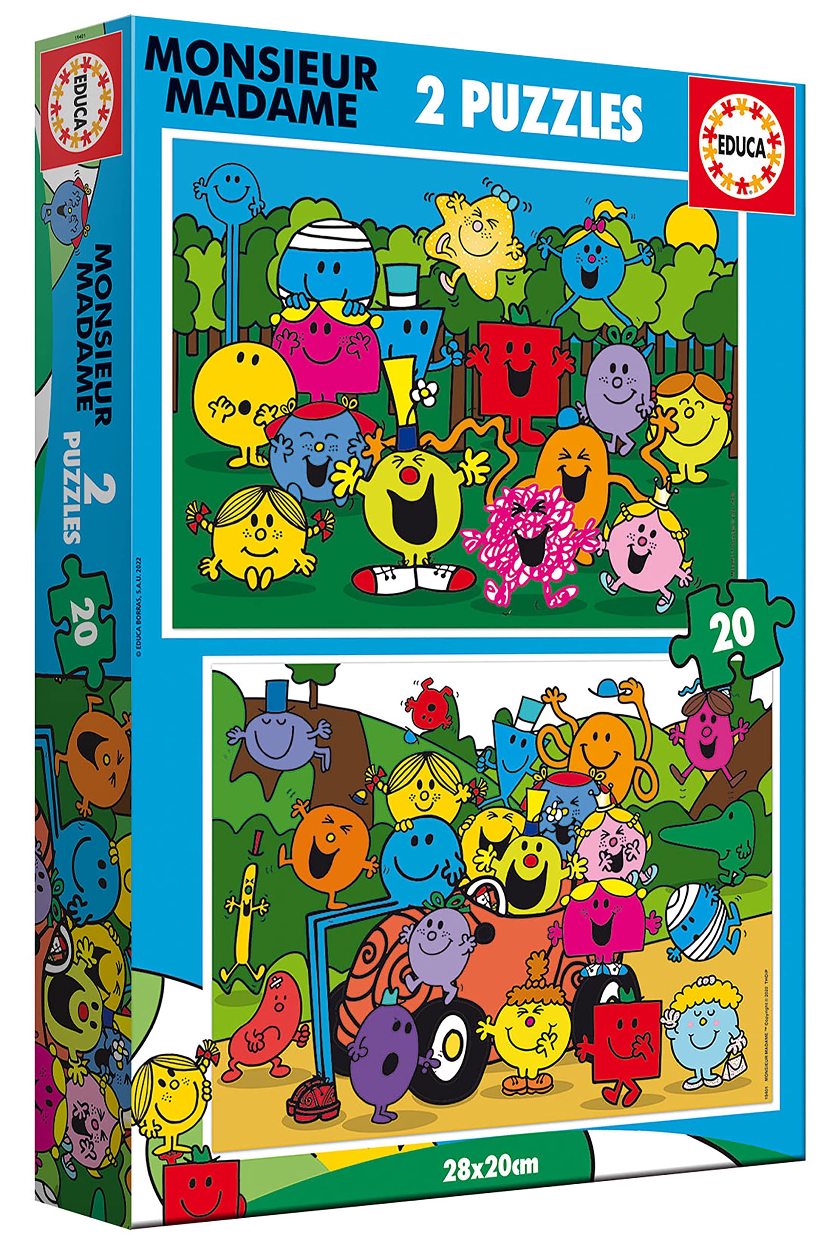 educa-monsieur-madame-kinderpuzzle-2x20-teile-19401-ab-3-jahren image 3