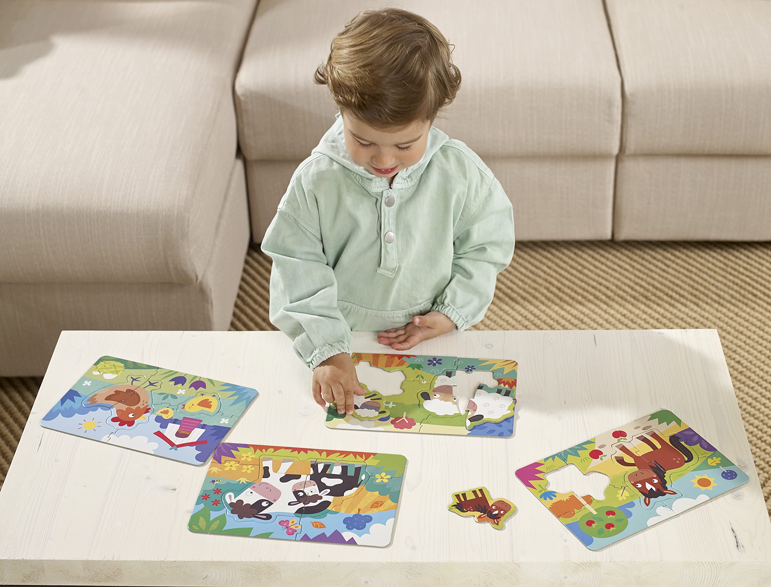 educa-18899-mama-baby-bauernhof-baby-puzzle-5in1-ab-2 image 3