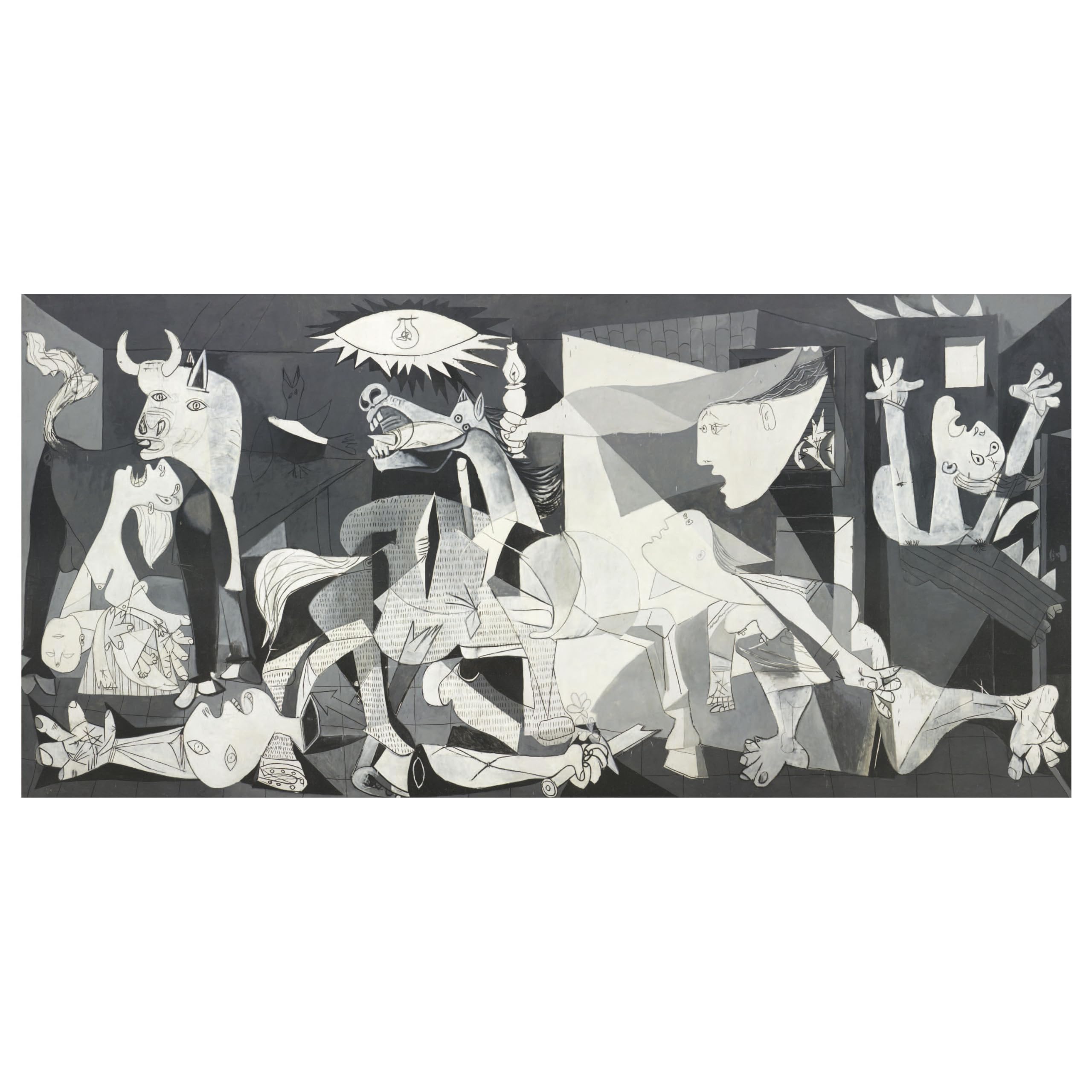educa-20375-guernica-mini-puzzle-1000-teile-picasso-30x46-cm image 2