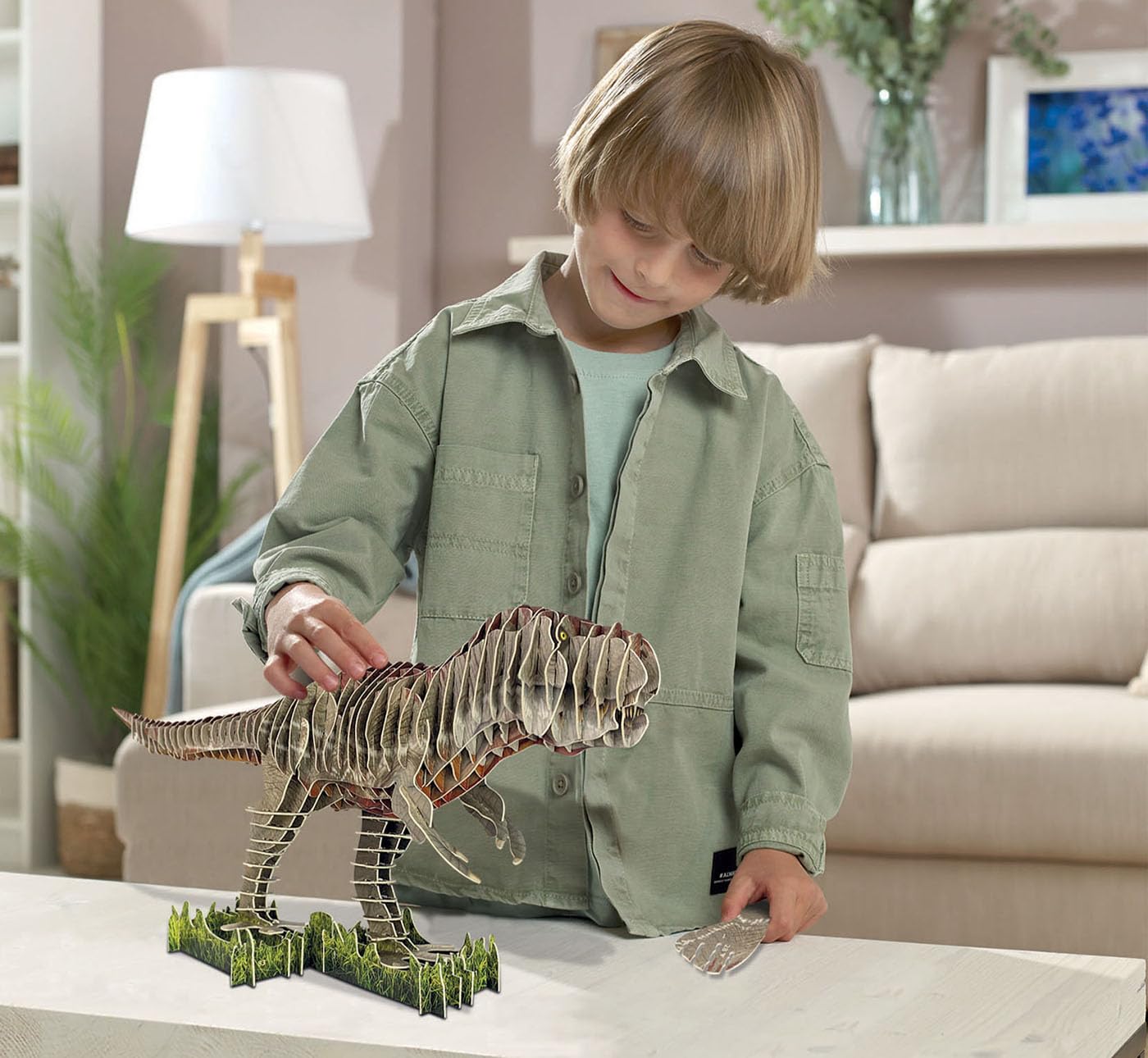 educa-puzzles-3d-t-rex-82-teile-3d-puzzle-dinosaurier-ab-6-jahren image 2