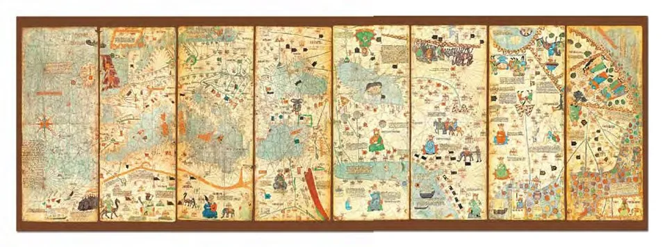 educa-16355-weltkarte-von-1375-puzzle-3000-teile-panorama image 1