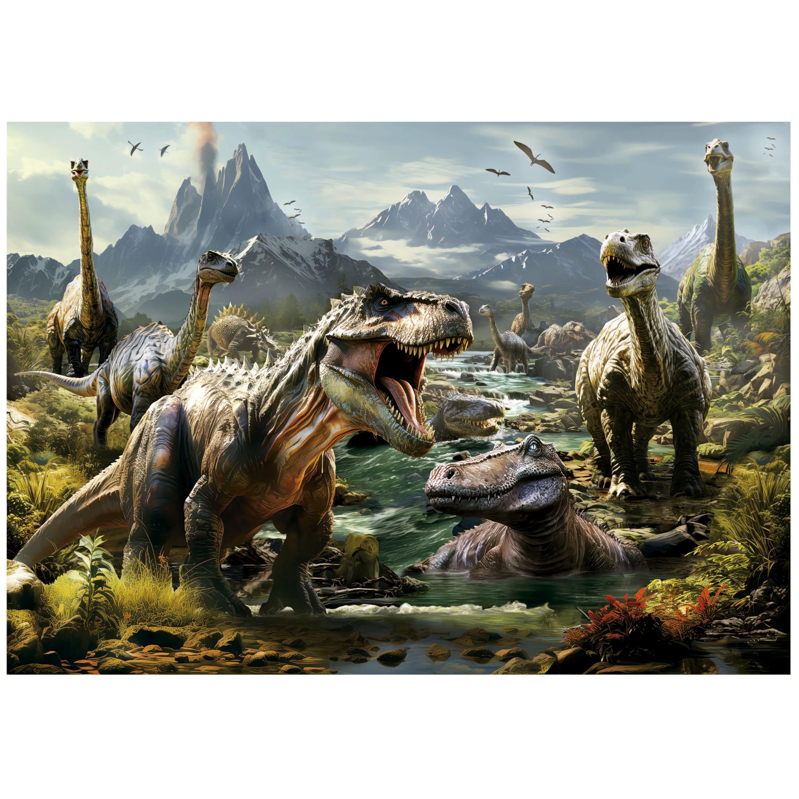 educa-wilde-dinosaurier-puzzle-1000-teile-68x48-cm image 3