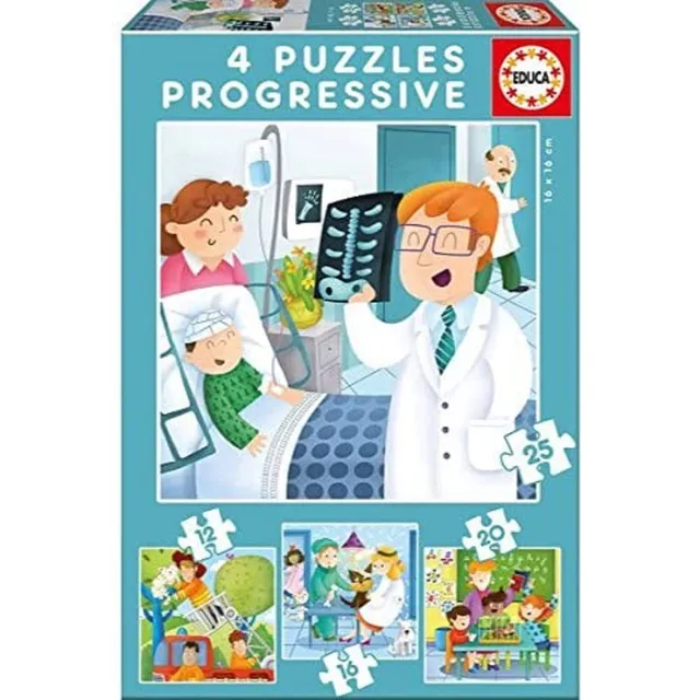 educa-17146-traumberufe-puzzleset-4in1-73-teile-ab-3-jahren image 1