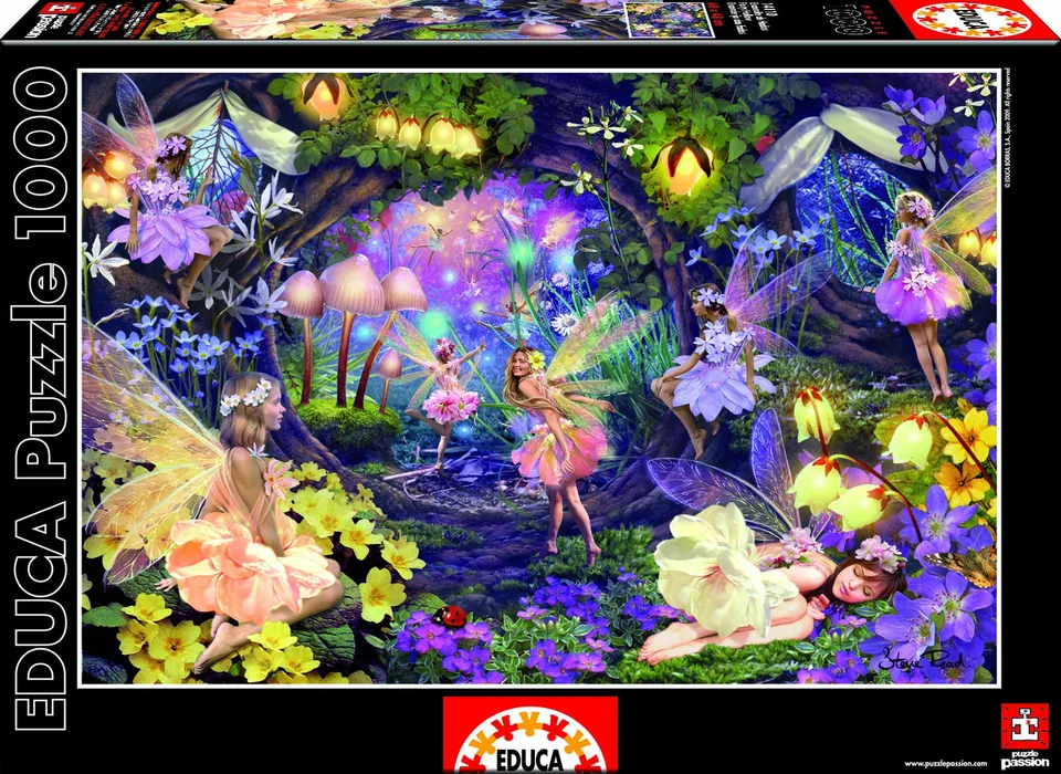 educa-14110-feenh-hle-puzzle-1000-teile-fantasy image 1