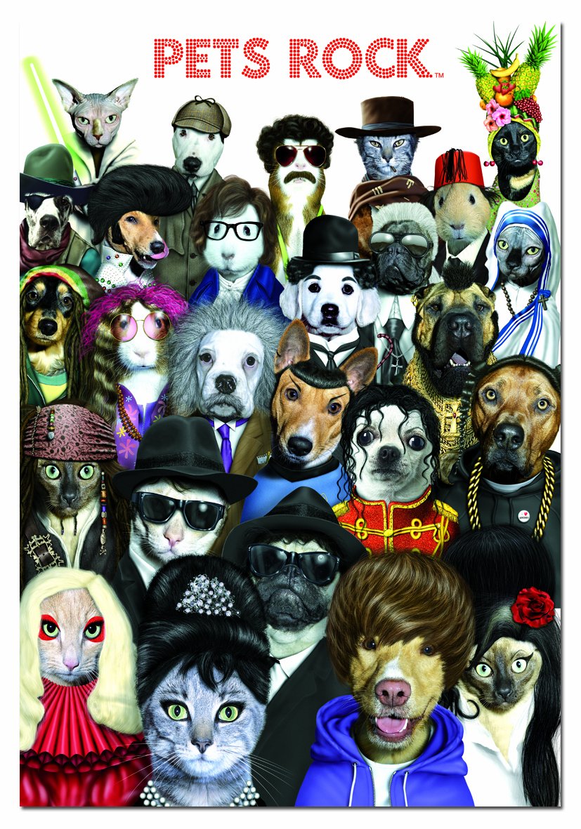 educa-15155-pets-rock-puzzle-1000-teile-hunde image 3