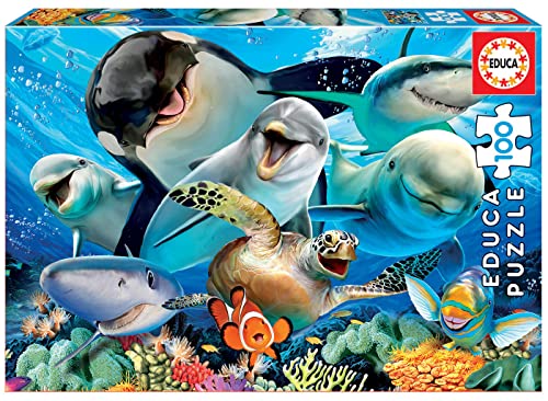 educa-meerestiere-selfie-18062-kinderpuzzle-100-teile-ab-6-jahren image 6