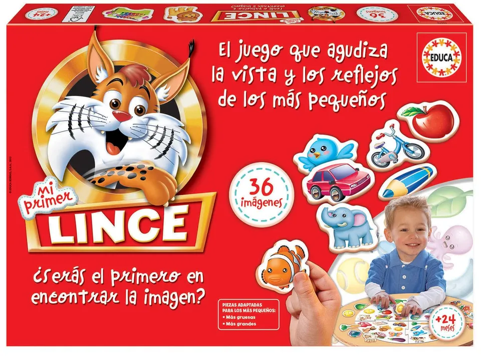 educa-lince-15676-brettspiel-36-bilder-suchspiel image 1