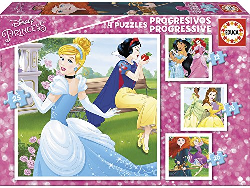 educa-17166-disney-prinzessinnen-puzzleset-4in1-ab-3-jahren image 5