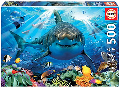 educa-wei-er-hai-18478-500-teile-puzzle-meerestiere image 7