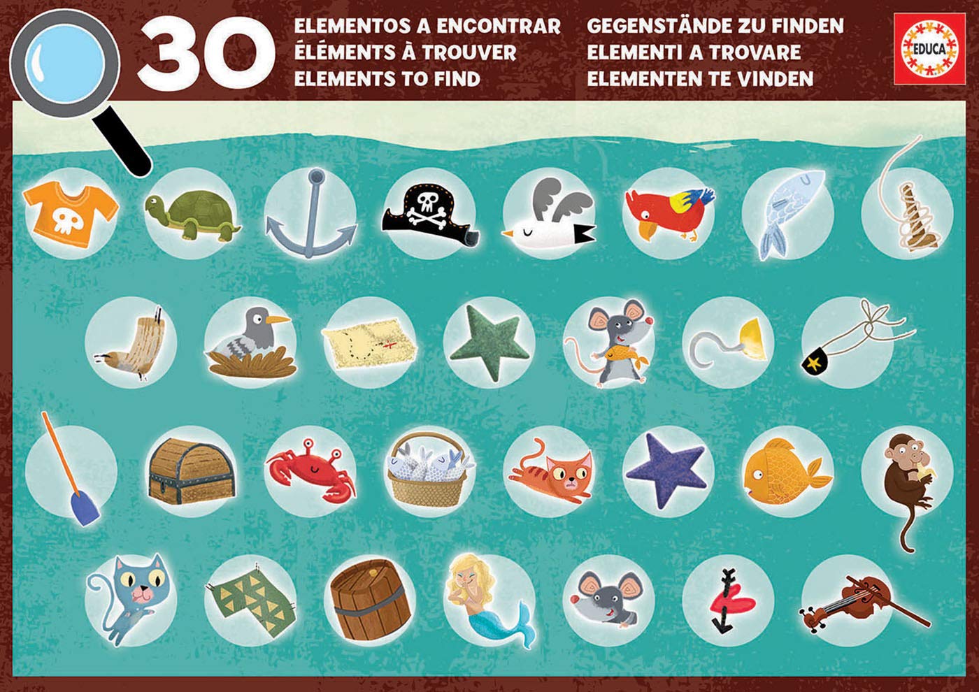 educa-18896-piratenschiff-kinderpuzzle-50-teile-suchpuzzle-ab-4-jahren image 3