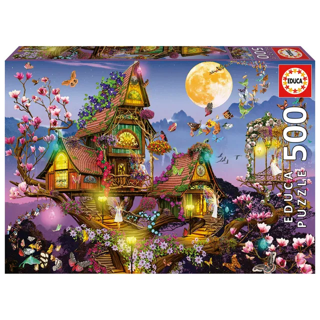 educa-elfenhaus-19554-puzzle-500-teile-fantasy-ab-11-j image 1