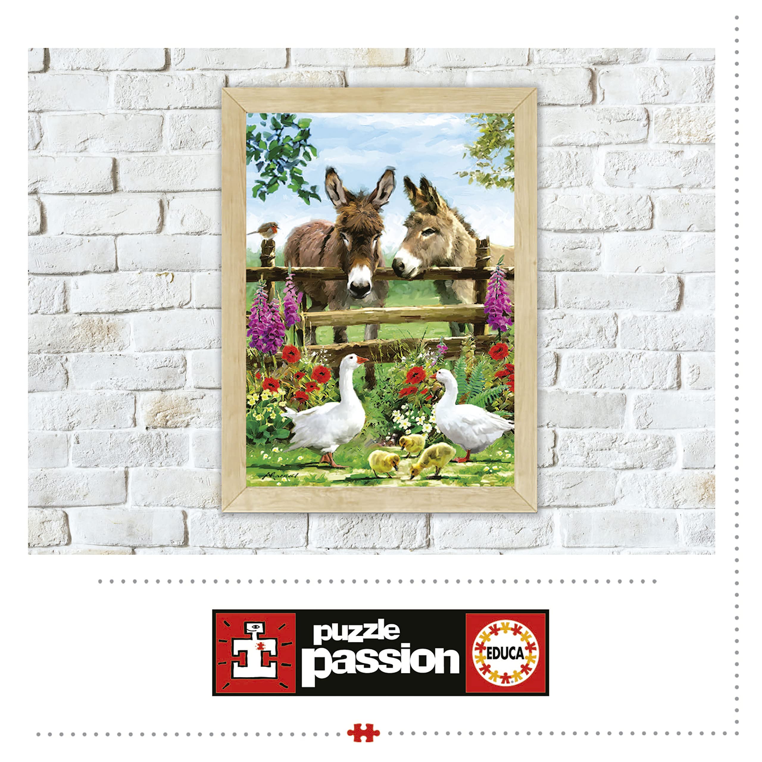 educa-19553-esel-puzzle-500-teile-tiermotiv-ab-11-jahre image 5