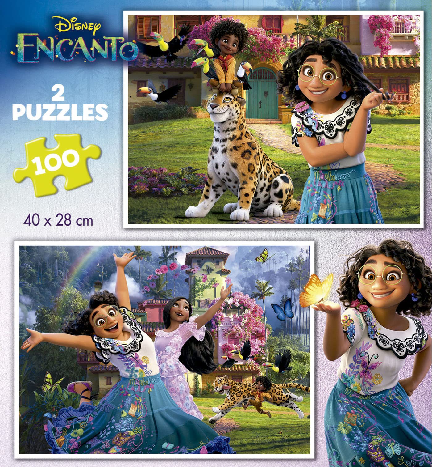 educa-disney-encanto-kinderpuzzle-2x100-teile-ab-6-jahren image 3