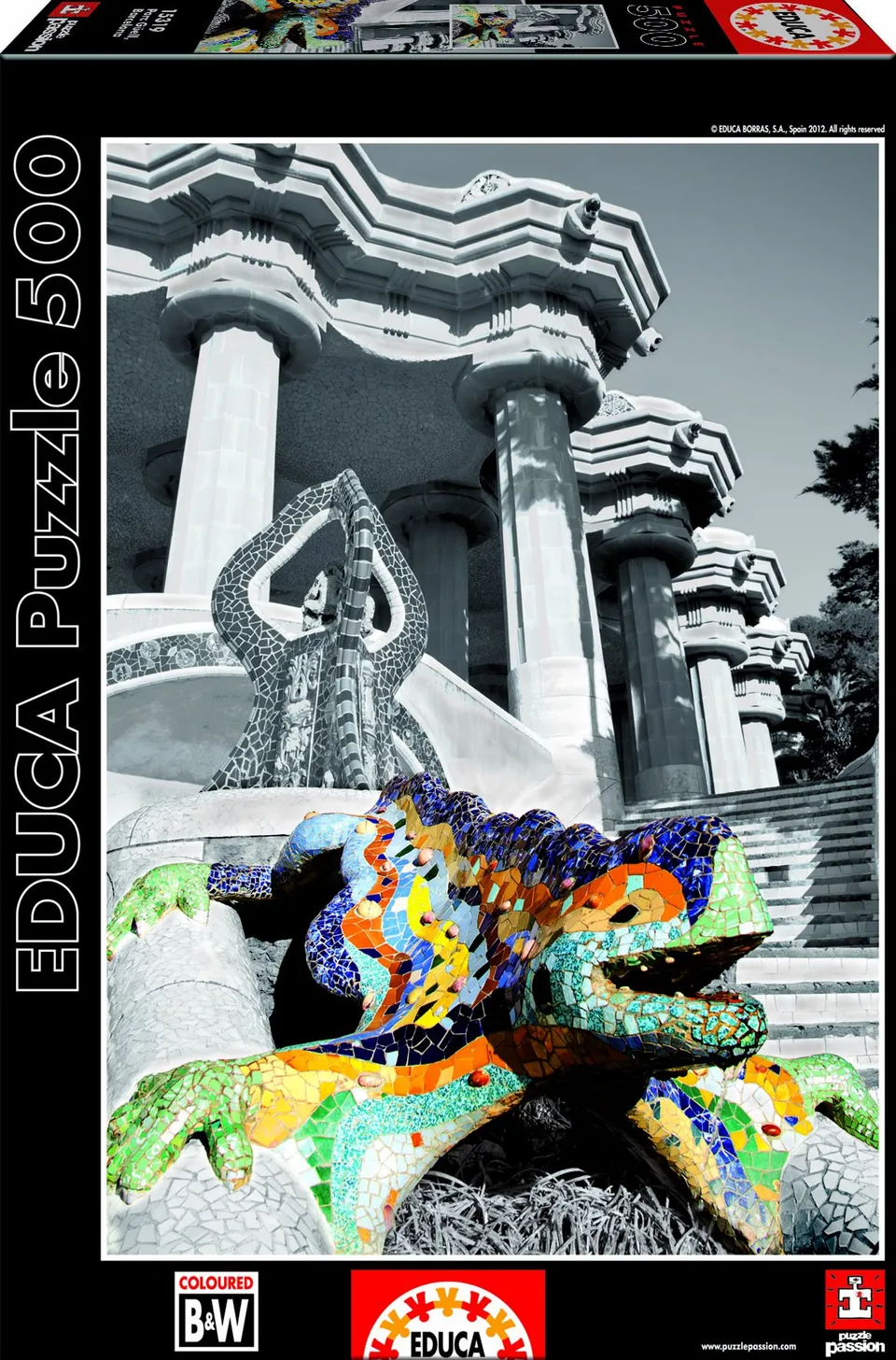 educa-15319-park-g-ell-puzzle-500-teile-barcelona image 1