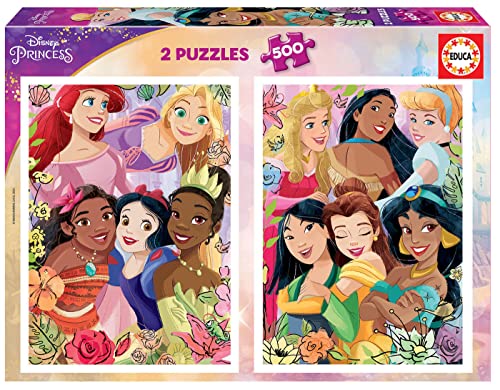 educa-disney-prinzessinnen-puzzle-2x500-teile-ab-11-jahren image 4