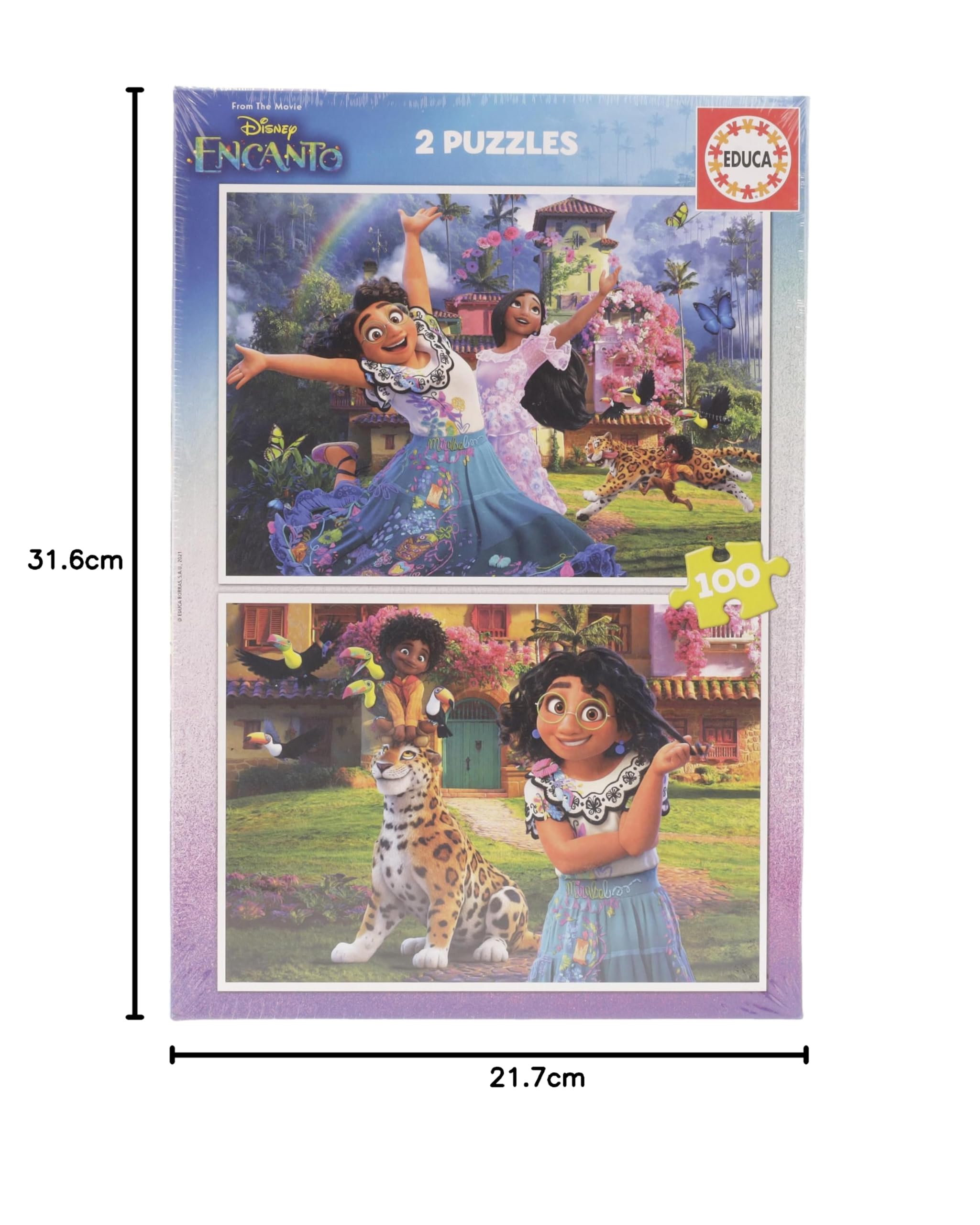 educa-disney-encanto-kinderpuzzle-2x100-teile-ab-6-jahren image 7