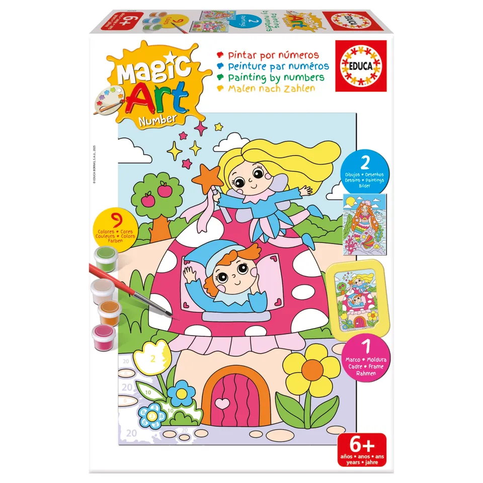 educa-magic-art-number-20295-fantasie-malen-nach-zahlen-ab-6-jahren image 1